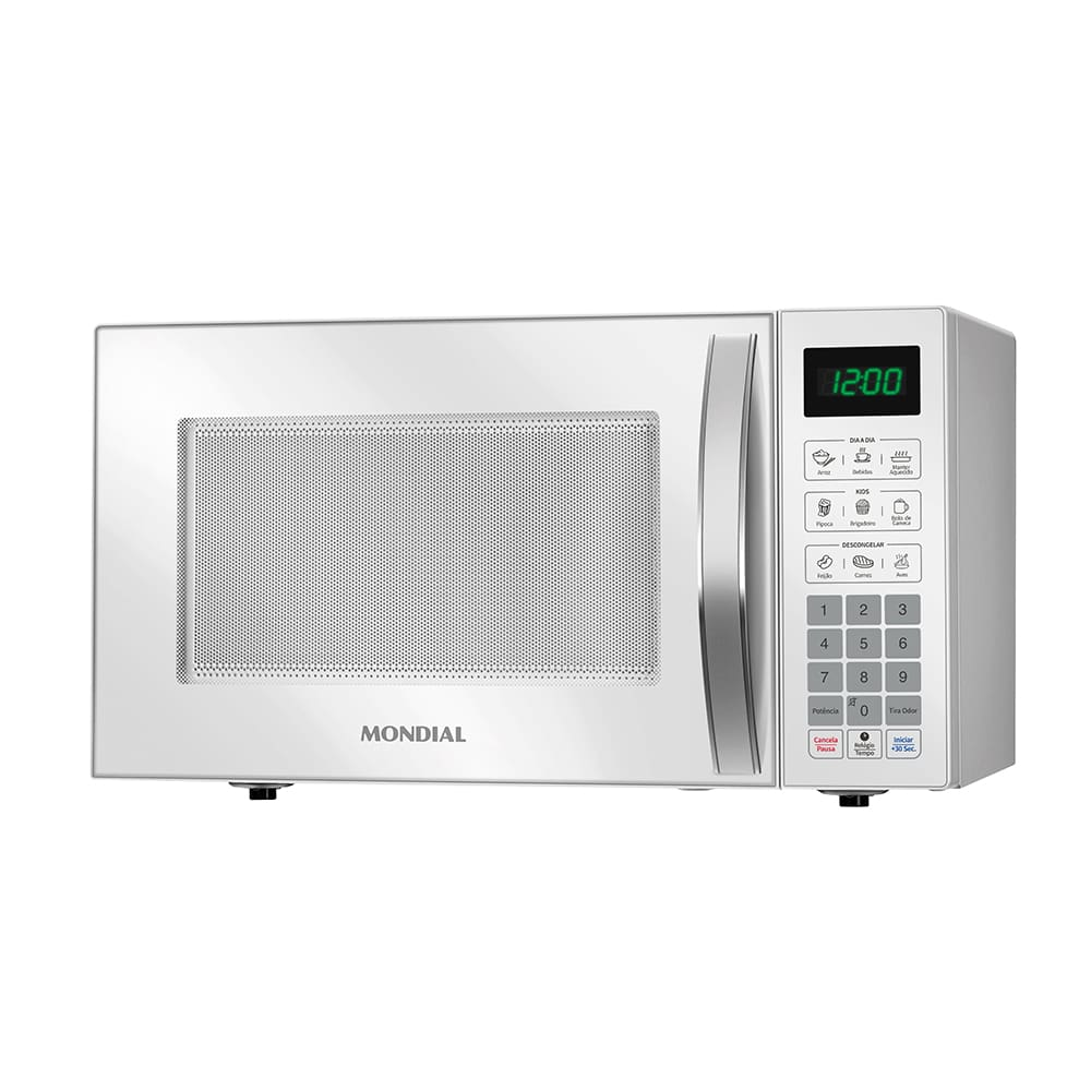 Micro-ondas Mondial MO-02-34-W com 10 Ajustes de Potência e Função Tira Odor 34L Branco - 110V Micro-ondas Mondial MO-02-34-W com 10 Ajustes de Potência e Função Tira Odor 34L Branco - 110V