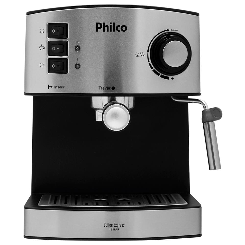 Cafeteira Expresso Philco Coffee Express - Inox - 15 Bar - 110 V Cafeteira Expresso Philco Coffee Express - Inox - 15 Bar - 110 V