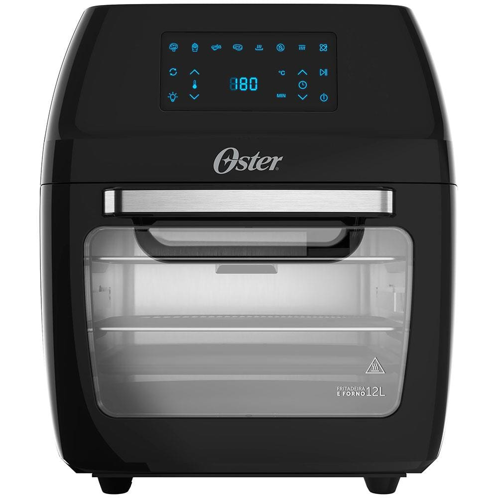 Fritadeira Elétrica Sem Óleo Oven Fryer Oster OFRT780 3 em 1 12L - Preta - 110V Fritadeira Elétrica Sem Óleo Oven Fryer Oster OFRT780 3 em 1 12L - Preta - 110V