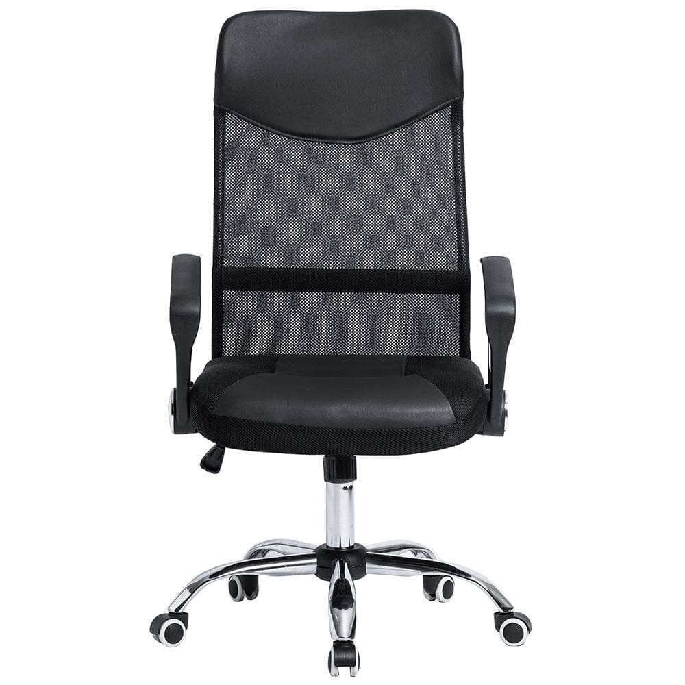 Cadeira de Escritório Giratória Conthey Executive Bali com Regulagem de Altura, Apoio para os Braços e Rodízios - Preto Cadeira de Escritório Giratória Conthey Executive Bali com Regulagem de Altura, Apoio para os Braços e Rodízios - Preto
