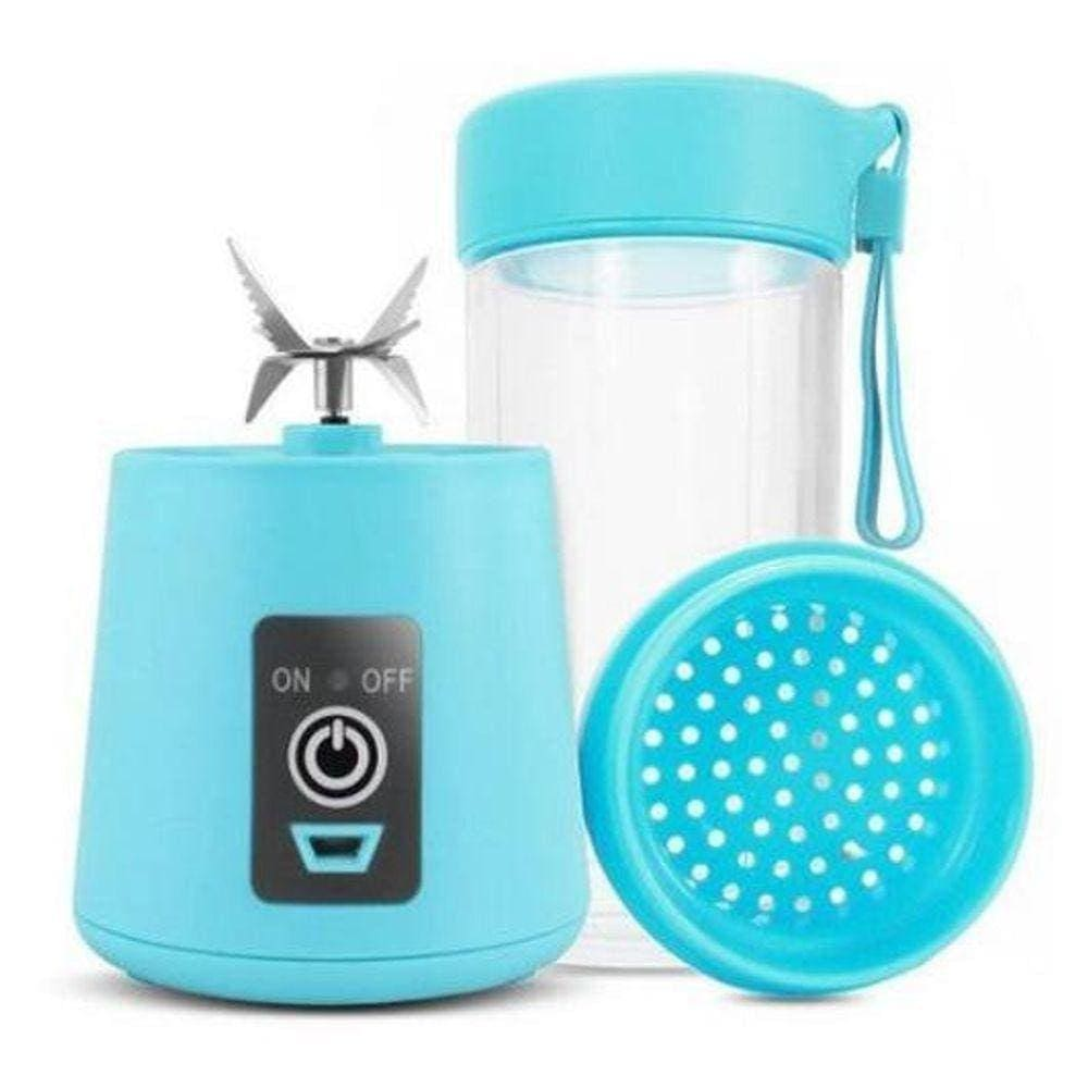 Mini Liquidificador Portátil Elétrico Recarregável Usb Verde Mini Liquidificador Portátil Elétrico Recarregável Usb Verde