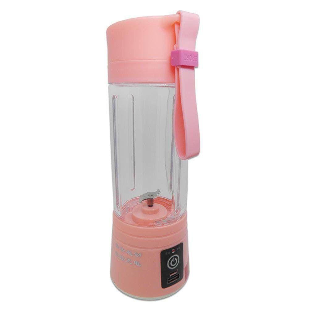 Mini Liquidificador Portatil Com Bateria Recarregavel Rosa Mini Liquidificador Portatil Com Bateria Recarregavel Rosa