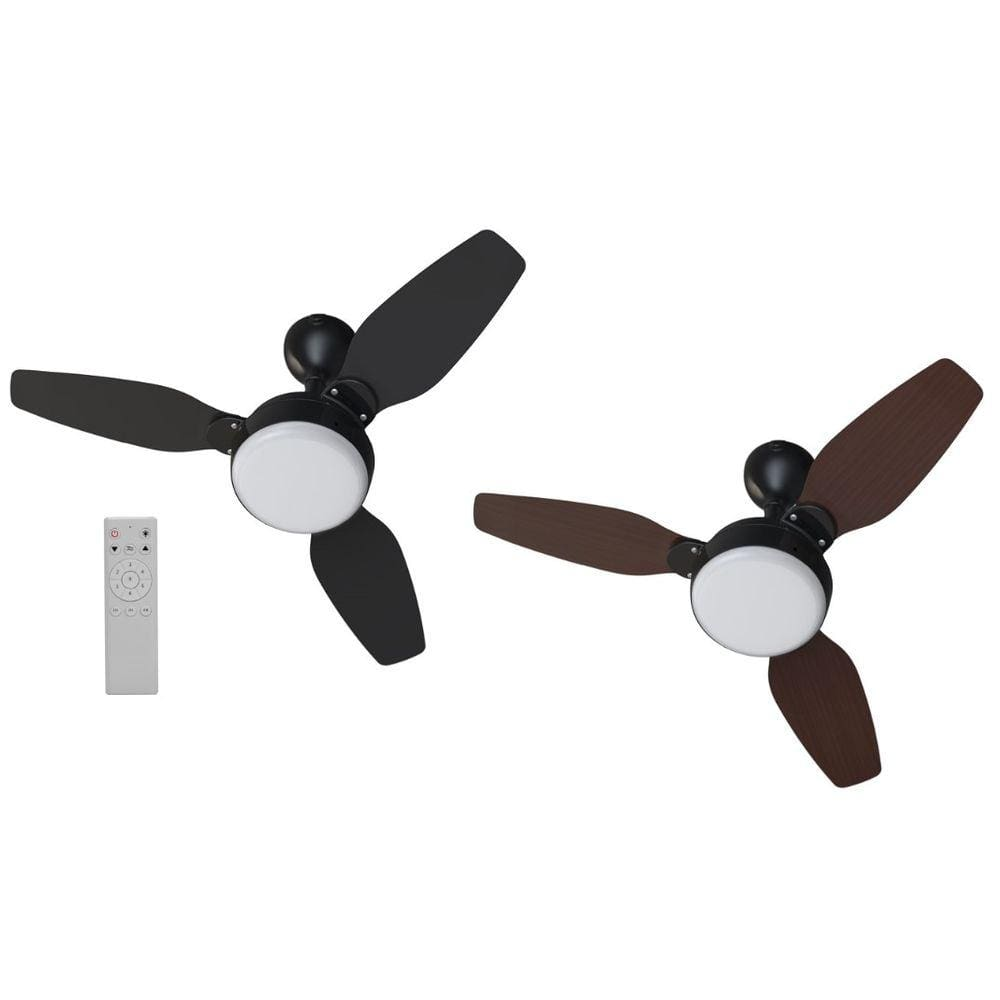 Ventilador de Teto Ventisol Legacy Led PR 3P Preto com Tabaco C/R Inverter Bivolt - Bivolt Ventilador de Teto Ventisol Legacy Led PR 3P Preto com Tabaco C/R Inverter Bivolt - Bivolt
