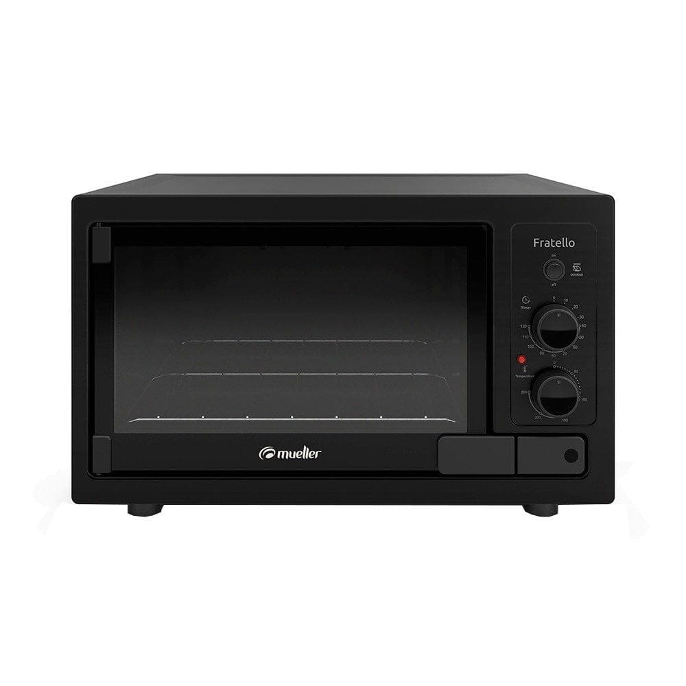 Forno Elétrico de Bancada Mueller 44 Litros, Fratello, Com Timer, Preto - 220V Forno Elétrico de Bancada Mueller 44 Litros, Fratello, Com Timer, Preto - 220V