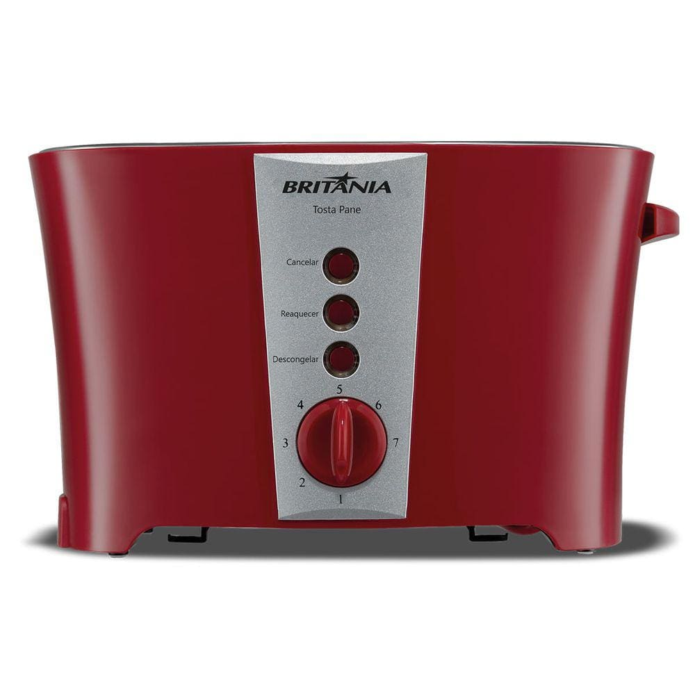 Torradeira Britânia Tosta Pane 3 em 1 Inox 7 Níveis 850W - 110V Torradeira Britânia Tosta Pane 3 em 1 Inox 7 Níveis 850W - 110V
