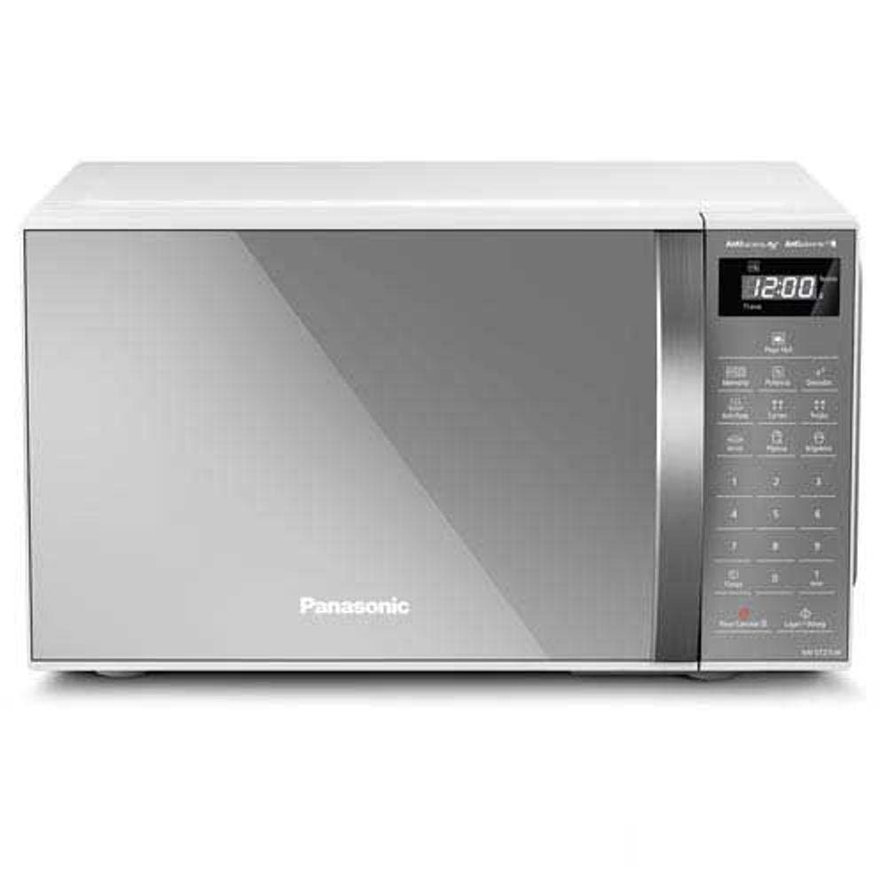 Micro-ondas de Mesa Panasonic com 21 Litros de Capacidade Branco com Porta Espelhada - NN-ST27LWRU - 110V Micro-ondas de Mesa Panasonic com 21 Litros de Capacidade Branco com Porta Espelhada - NN-ST27LWRU - 110V