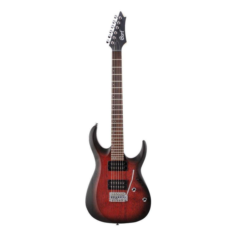 Guitarra Cort X100 OPBB Open Pore Black Cherry Burst Opbb Guitarra Cort X100 OPBB Open Pore Black Cherry Burst Opbb