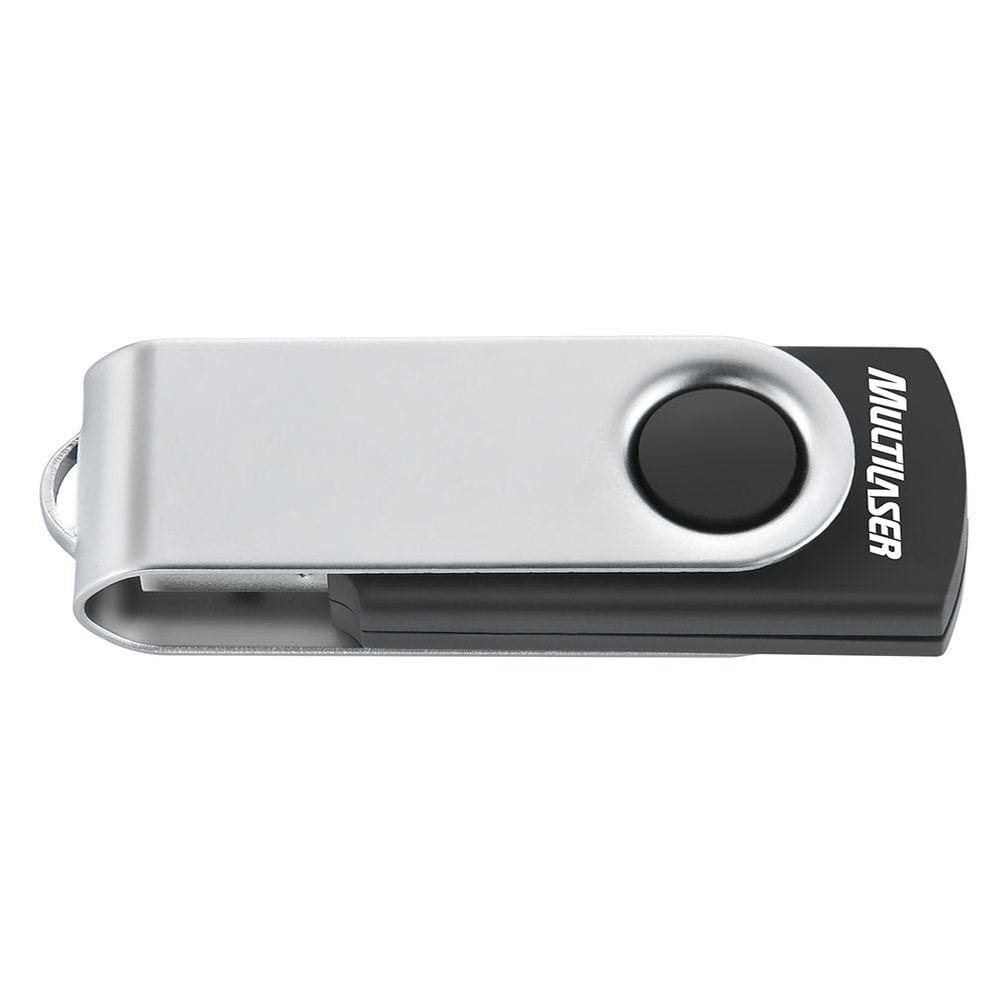 Pen Drive Multilaser PD589 TWIST2 32 GB USB Preto Pen Drive Multilaser PD589 TWIST2 32 GB USB Preto