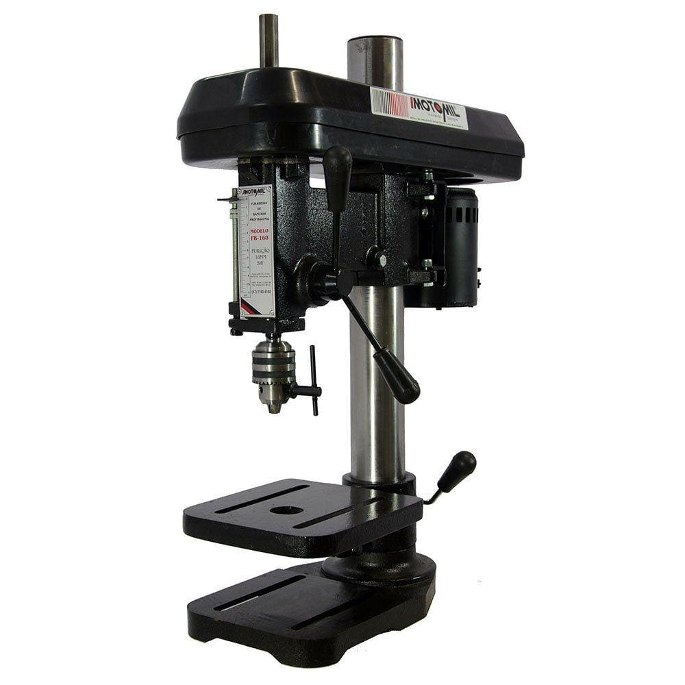 Furadeira Bancada Industrial FBM160MA 16mm 1/2hp Monofásica 220V Motomil Furadeira Bancada Industrial FBM160MA 16mm 1/2hp Monofásica 220V Motomil