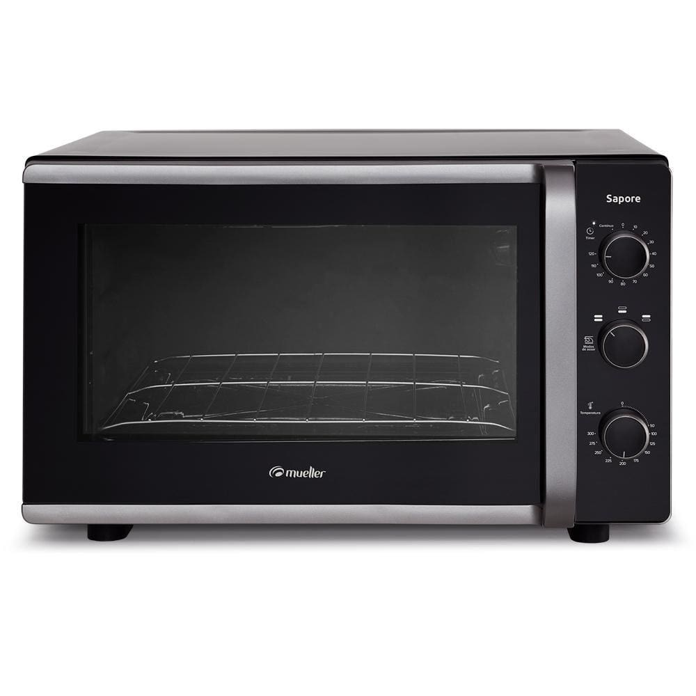 Forno Elétrico de Bancada Sapore Preto 44 litros - 220V Forno Elétrico de Bancada Sapore Preto 44 litros - 220V