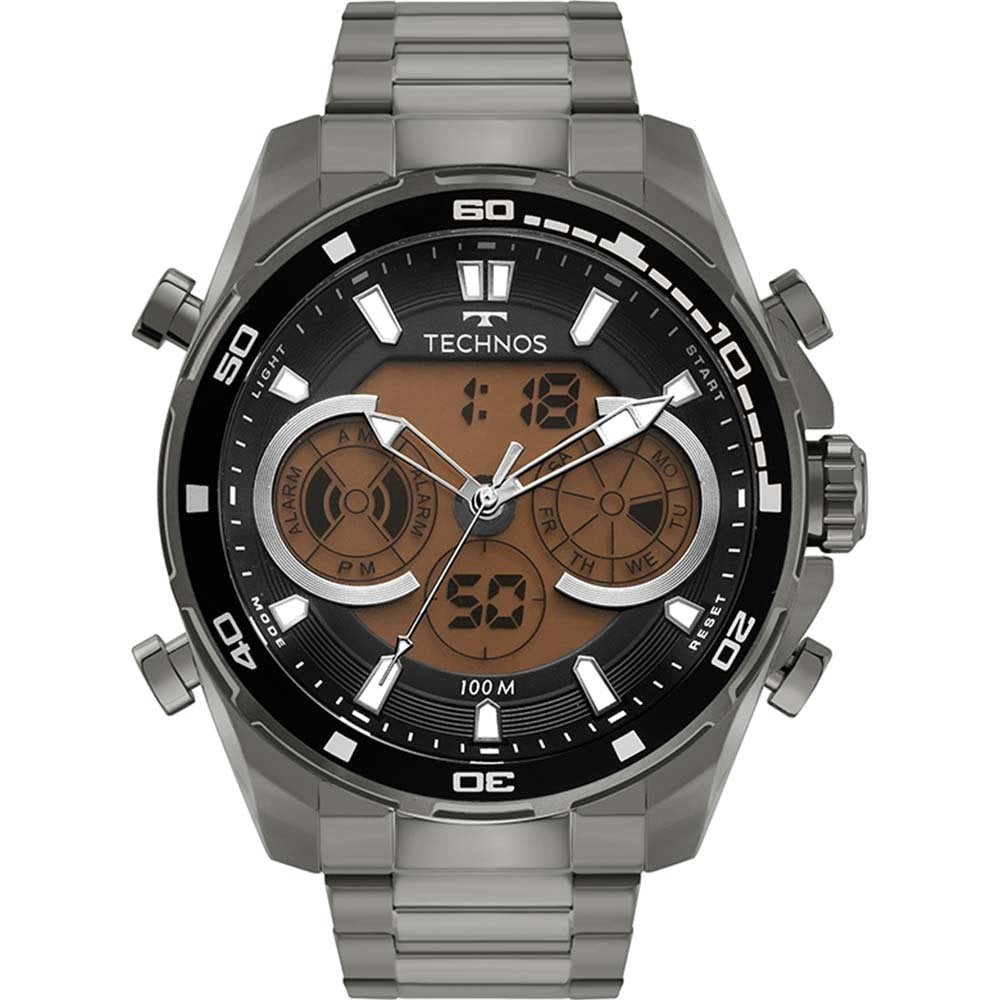 Relógio Technos Masculino Ts Digitech BJ3530AE/1P Relógio Technos Masculino Ts Digitech BJ3530AE/1P