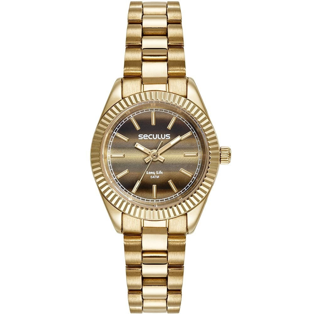 Relógio Seculus Feminino Long Life 77245LPSVDA2 Relógio Seculus Feminino Long Life 77245LPSVDA2