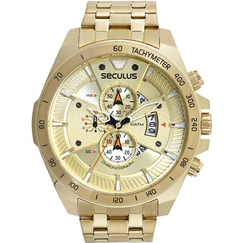 Relógio Seculus Masculino Chronograph 77221GPSVDA2 Relógio Seculus Masculino Chronograph 77221GPSVDA2