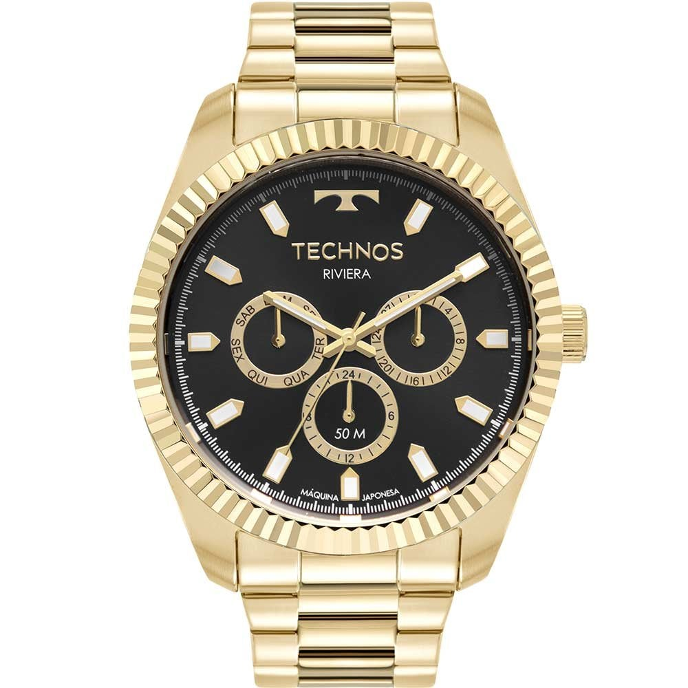 Relógio Technos Masculino Riviera 6P79BZ/1P Relógio Technos Masculino Riviera 6P79BZ/1P