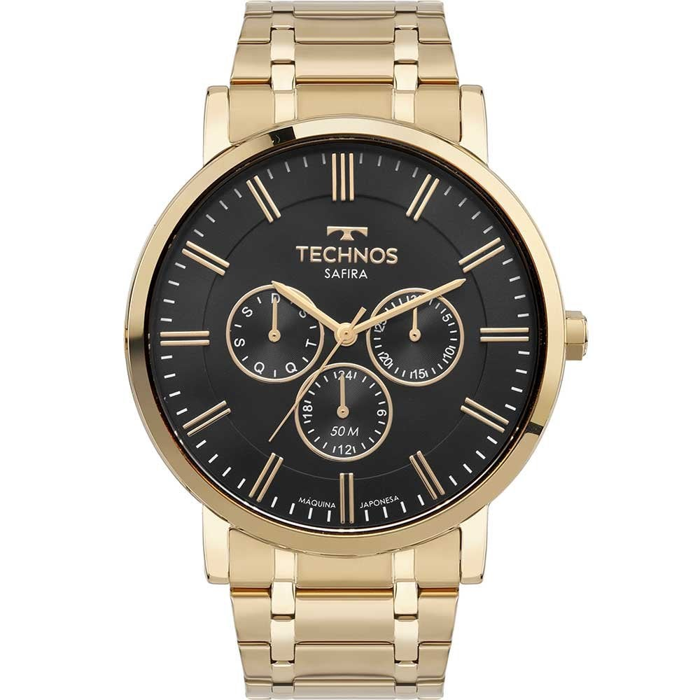 Relógio Technos Masculino Slim Safira 6P29AME/1P Relógio Technos Masculino Slim Safira 6P29AME/1P