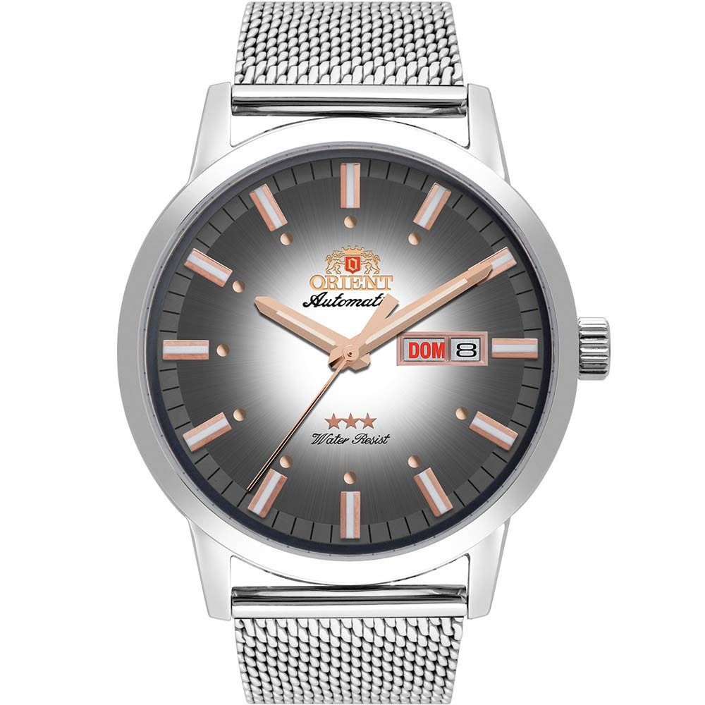 Relógio Orient Masculino Automático Três Estrelas 469SS085FS1SX Relógio Orient Masculino Automático Três Estrelas 469SS085FS1SX