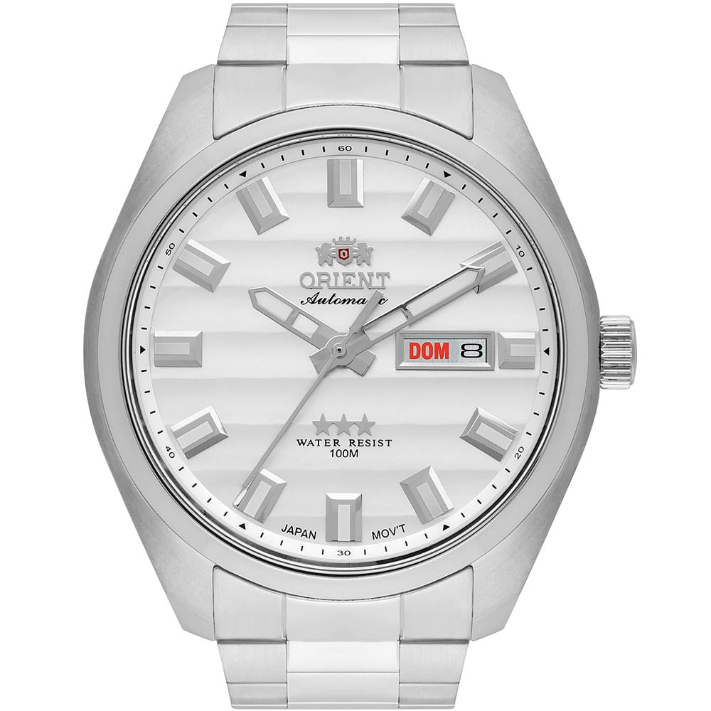 Relógio Orient Masculino Automático Três Estrelas 469SS076FS1SX Relógio Orient Masculino Automático Três Estrelas 469SS076FS1SX