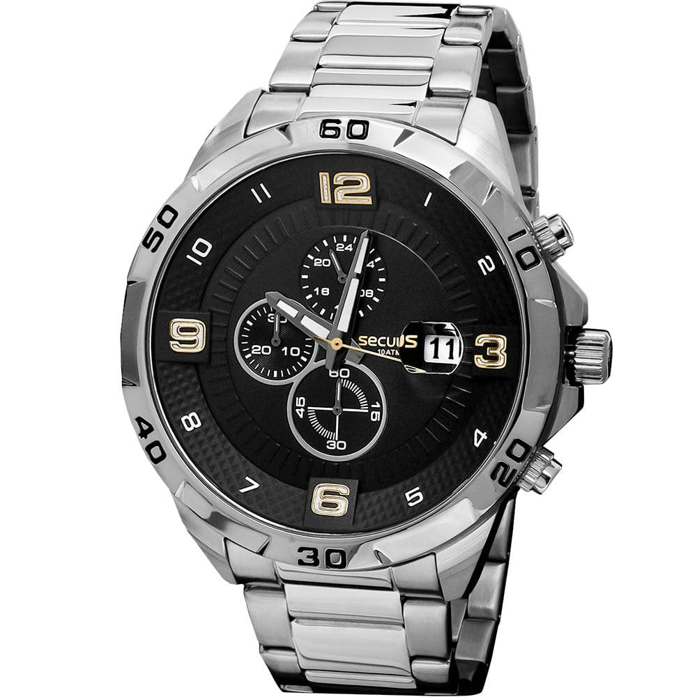 Relógio Seculus Masculino Cronógrafo 44182G0SVNA1 Relógio Seculus Masculino Cronógrafo 44182G0SVNA1