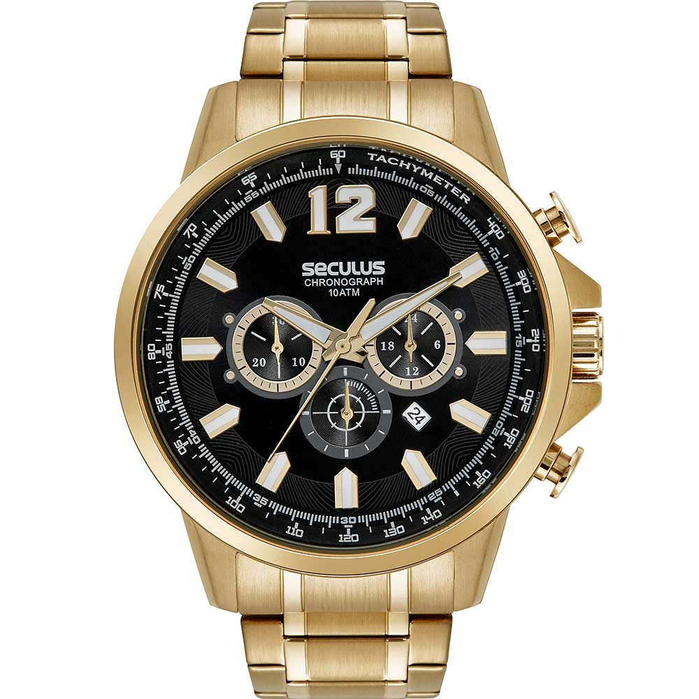 Relógio Seculus Masculino Chronograph 44162GPSVDA2 Relógio Seculus Masculino Chronograph 44162GPSVDA2