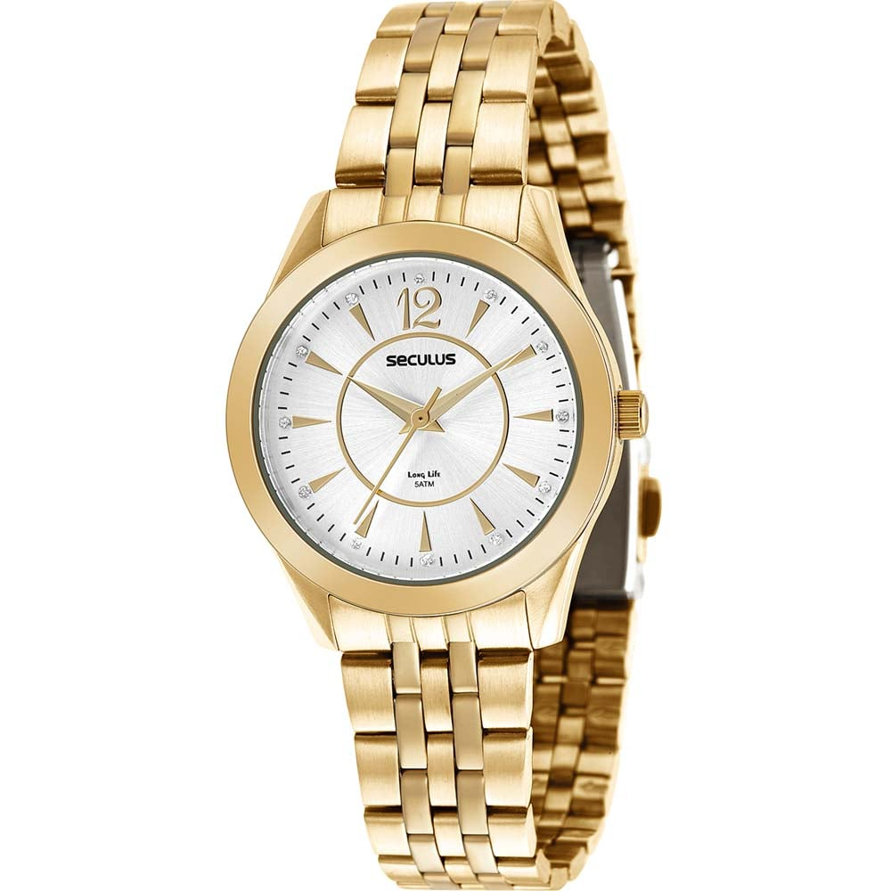 Relógio Seculus Feminino Long Life 44087LPSVDA1 Relógio Seculus Feminino Long Life 44087LPSVDA1