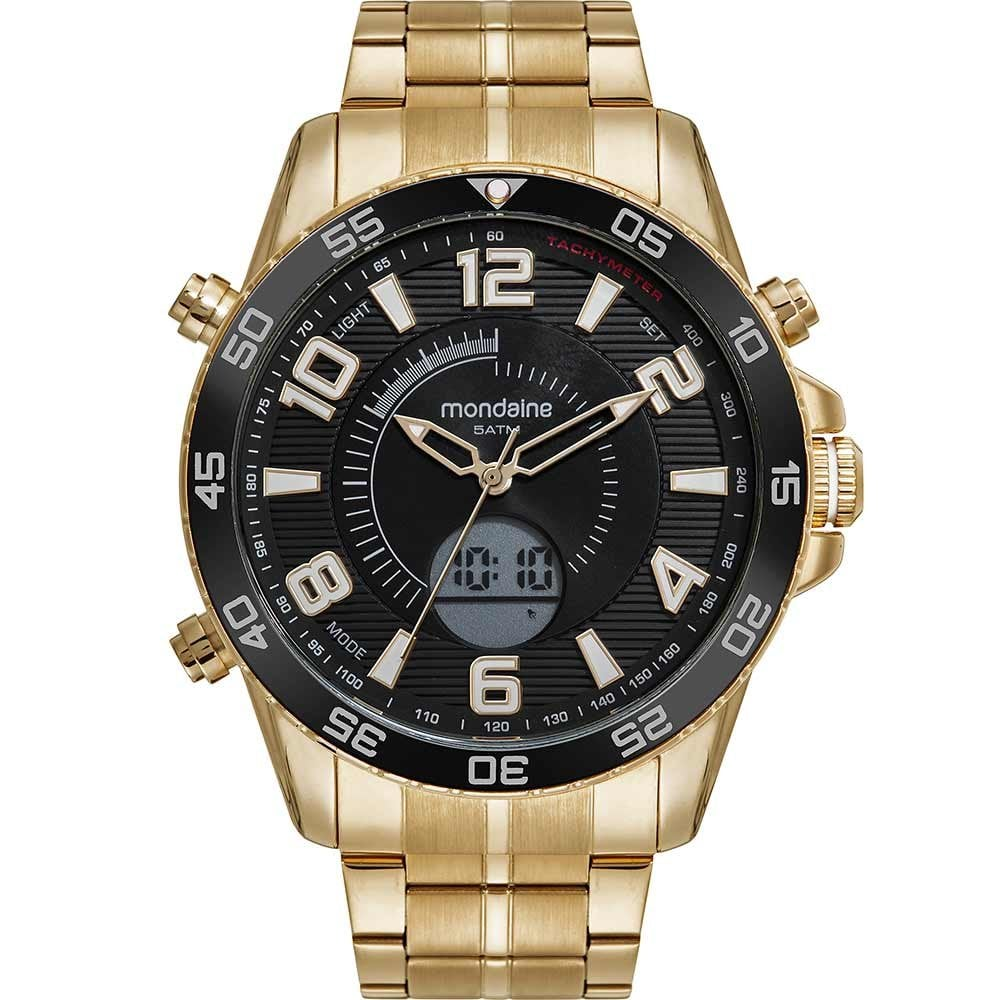 Relógio Mondaine Masculino Anadigi 32572GPMVDE1 Relógio Mondaine Masculino Anadigi 32572GPMVDE1