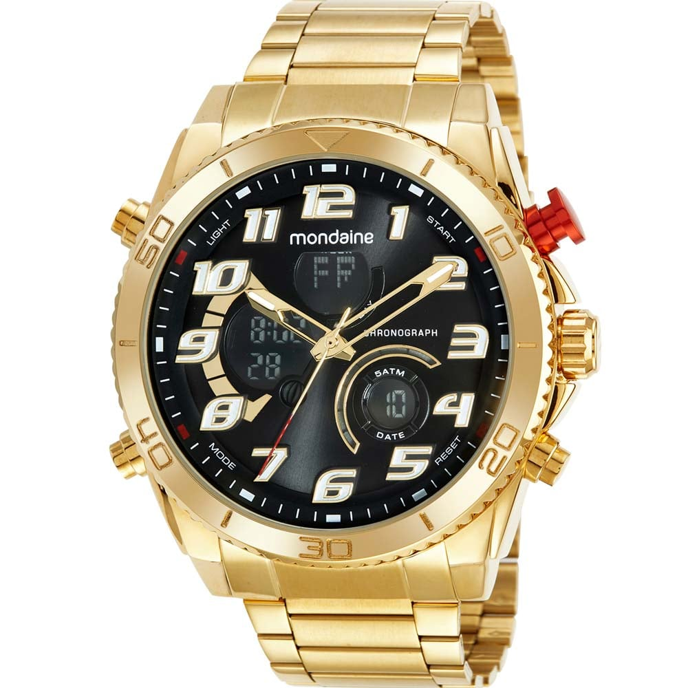Relógio Mondaine Masculino Anadigi 32416GPMVDE1 Relógio Mondaine Masculino Anadigi 32416GPMVDE1
