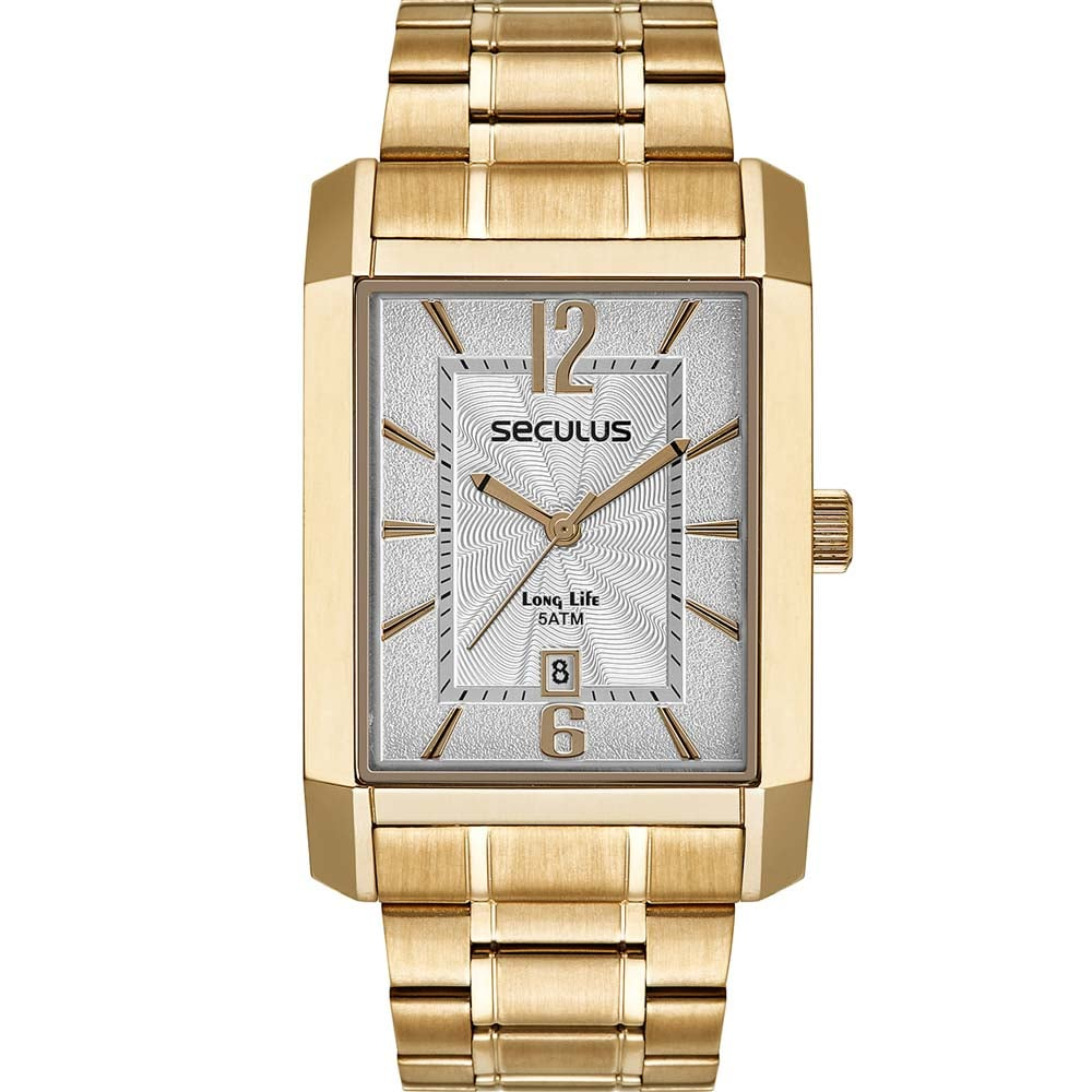 Relógio Seculus Masculino Long Life 23714GPSVDA2 Relógio Seculus Masculino Long Life 23714GPSVDA2