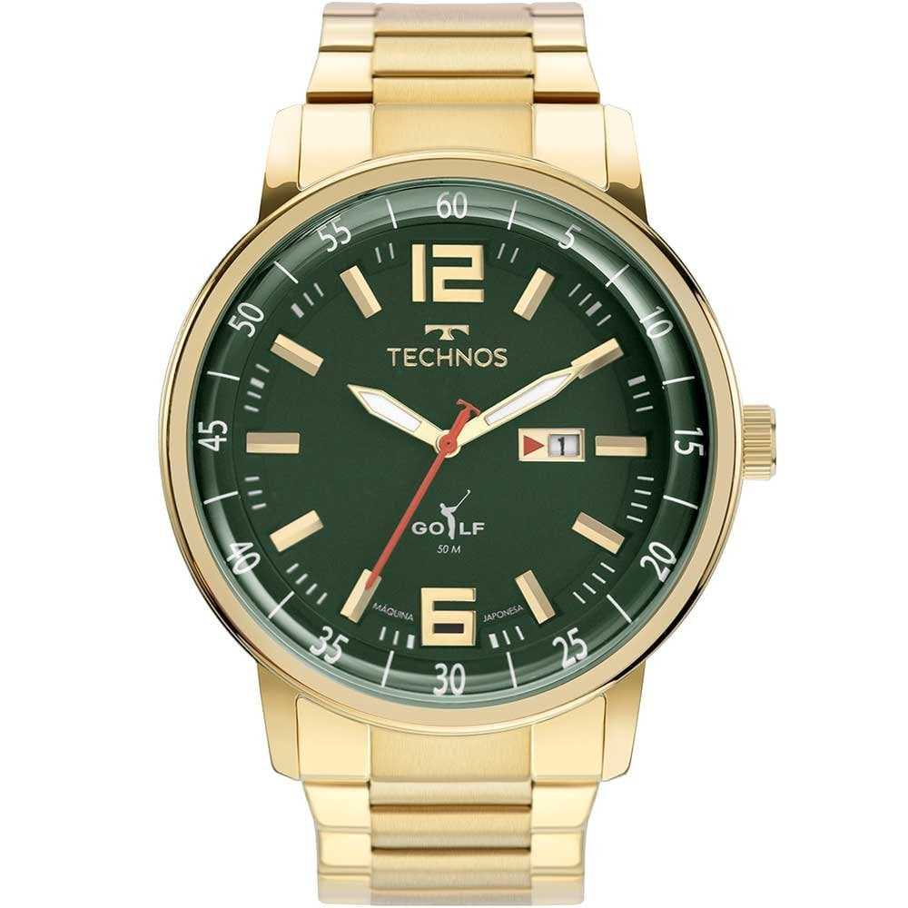 Relógio Technos Masculino Golf 2115MWD/1V Relógio Technos Masculino Golf 2115MWD/1V