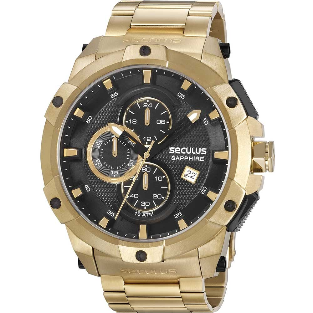 Relógio Seculus Masculino Upper Sapphire 20923GPSVDA2 Relógio Seculus Masculino Upper Sapphire 20923GPSVDA2