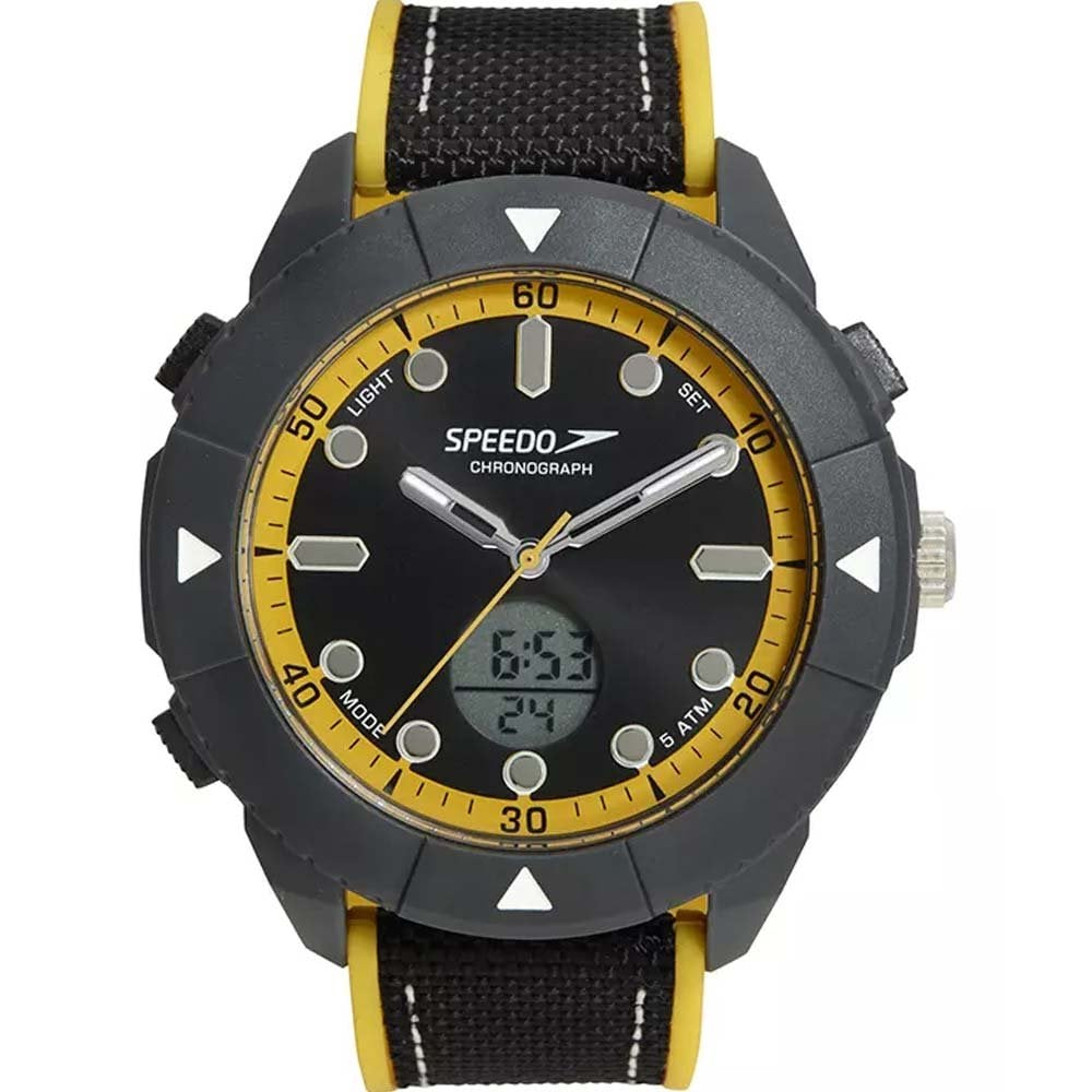Relógio Speedo Masculino Anadigi Esportivo 15104G0EVNV2 Relógio Speedo Masculino Anadigi Esportivo 15104G0EVNV2