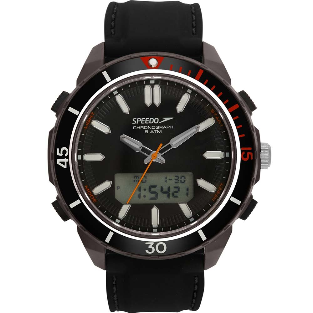 Relógio Speedo Masculino Anadigi Esportivo 15102G0EVNV2 Relógio Speedo Masculino Anadigi Esportivo 15102G0EVNV2