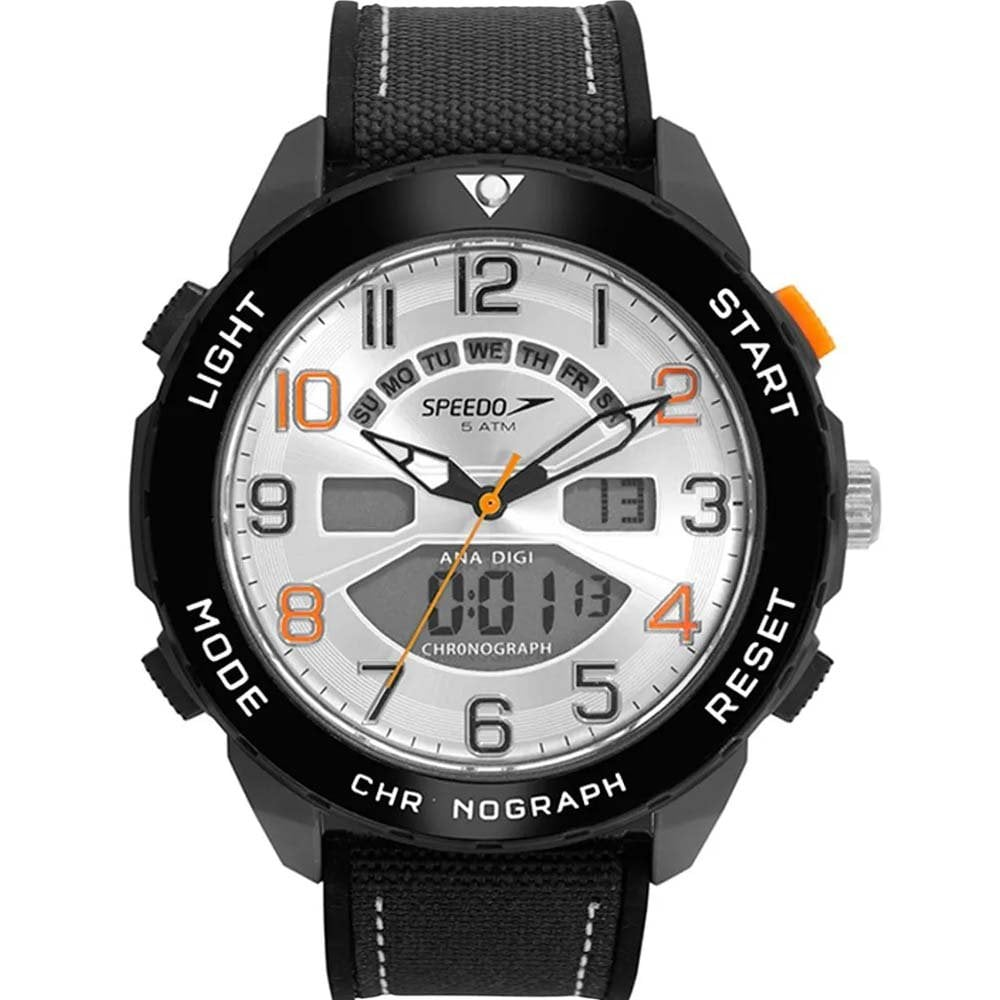 Relógio Speedo Masculino Anadigi Esportivo 15100G0EVNV2 Relógio Speedo Masculino Anadigi Esportivo 15100G0EVNV2