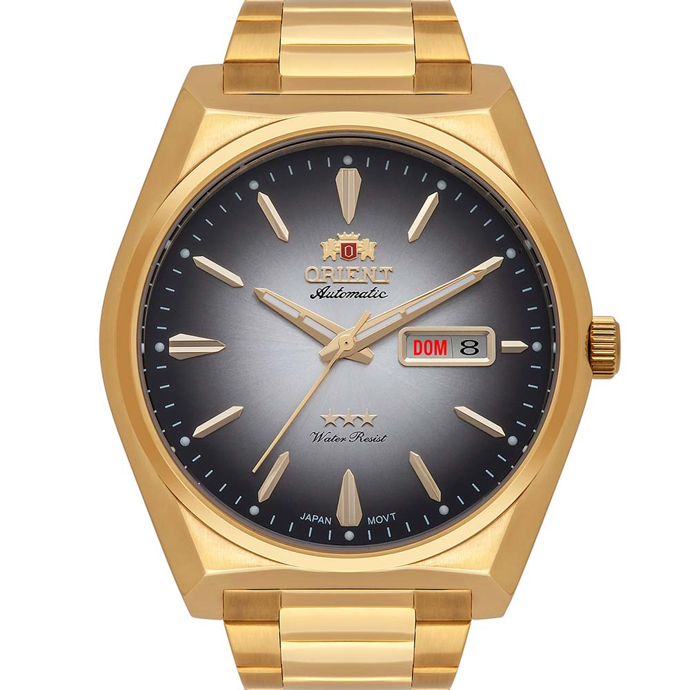Relógio Orient Masculino Automático Três Estrelas F49GG013G1KX Relógio Orient Masculino Automático Três Estrelas F49GG013G1KX