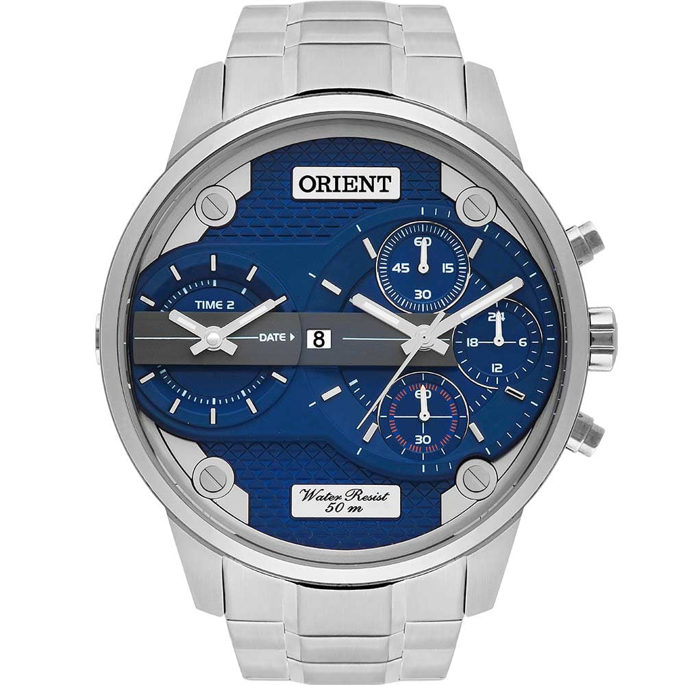 Relógio Orient Masculino Cronógrafo MBSST001D1SX Relógio Orient Masculino Cronógrafo MBSST001D1SX