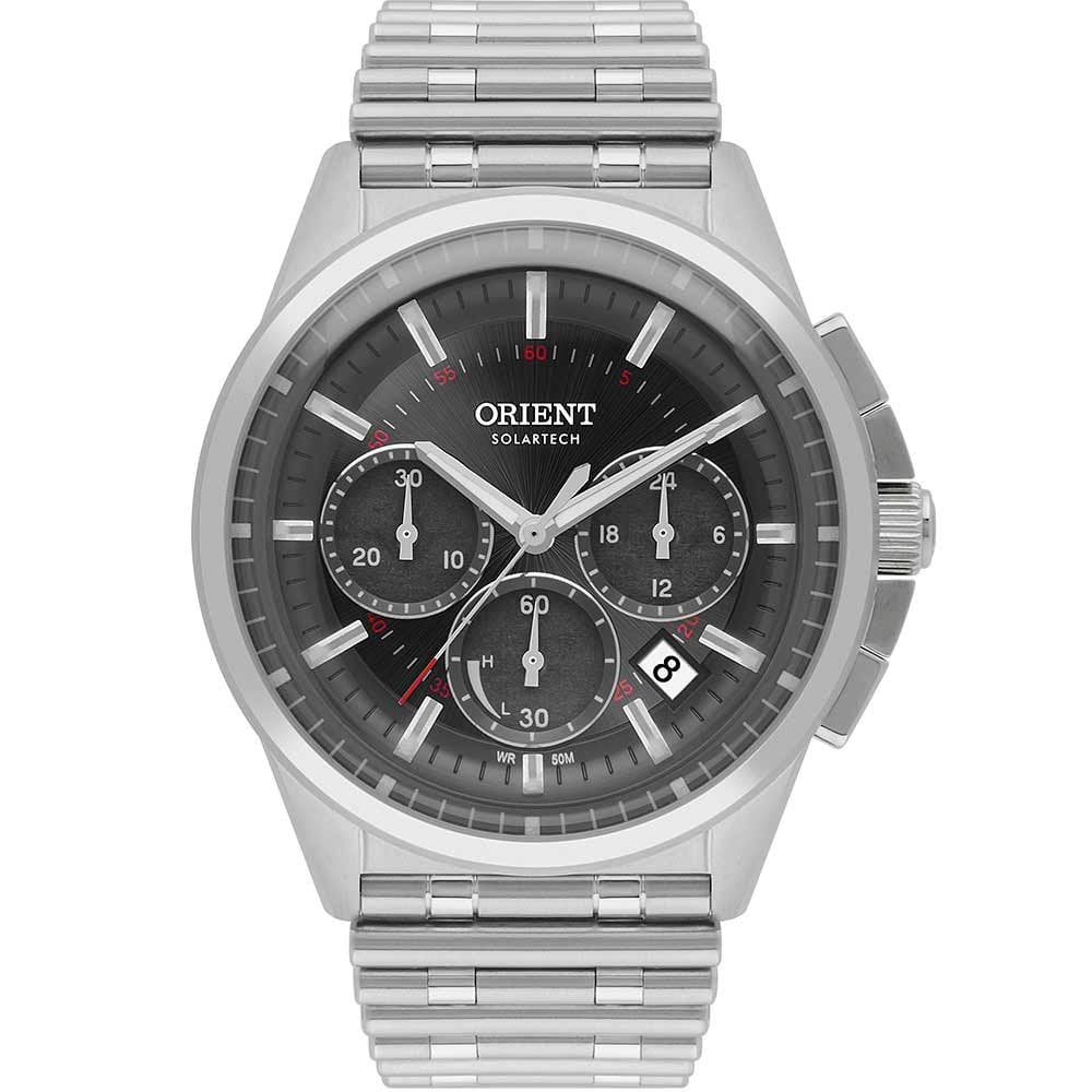 Relógio Orient Masculino Solartech MBSSC266G1SX Relógio Orient Masculino Solartech MBSSC266G1SX