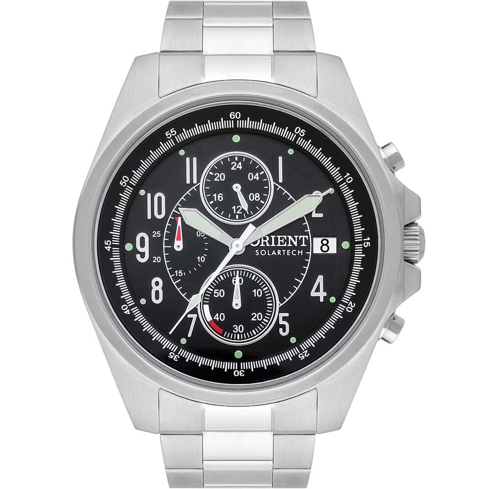Relógio Orient Masculino Solar Tech MBSSC263P2SX Relógio Orient Masculino Solar Tech MBSSC263P2SX