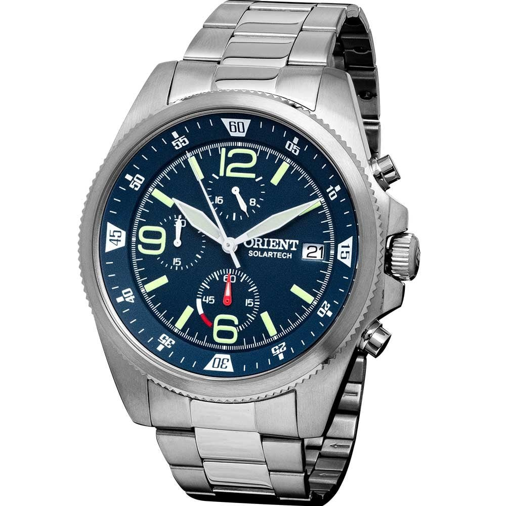 Relógio Orient Masculino Solar Tech MBSSC262D2SX Relógio Orient Masculino Solar Tech MBSSC262D2SX