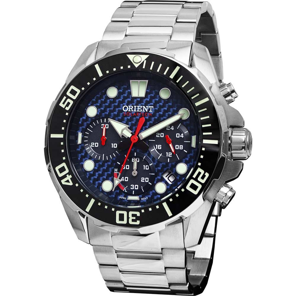 Relógio Orient Masculino Solar Tech MBSSC260D1SX