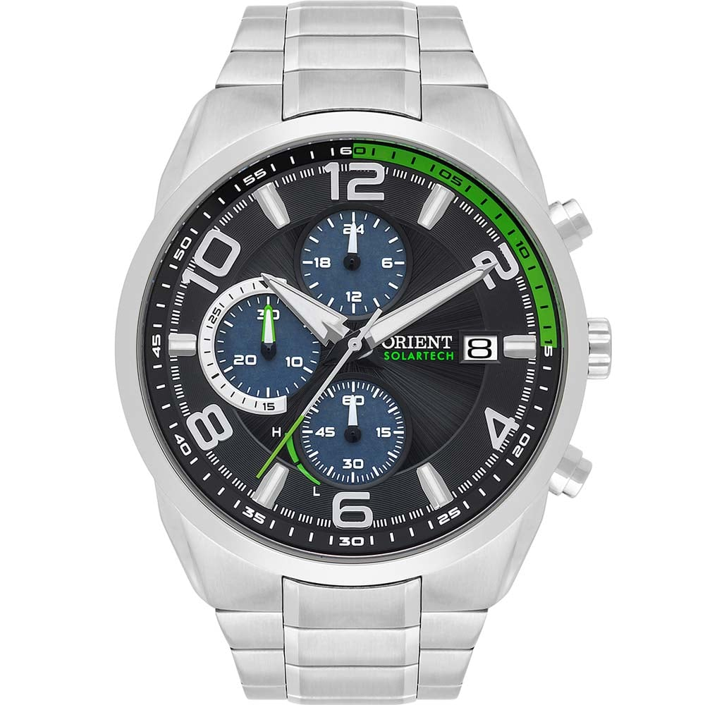 Relógio Orient Masculino Solar Tech MBSSC256P2SX Relógio Orient Masculino Solar Tech MBSSC256P2SX