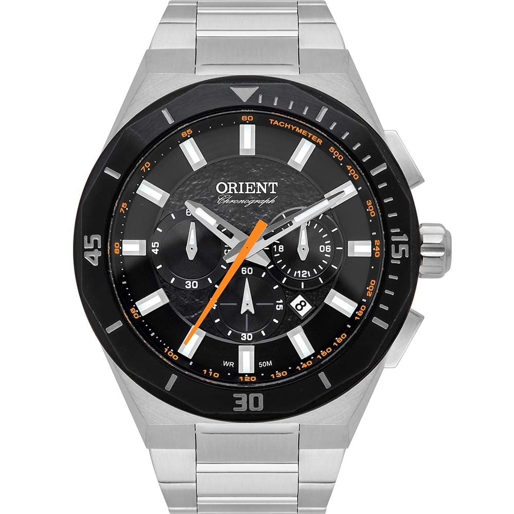 Relógio Orient Masculino Cronógrafo MBSSC253POSX Relógio Orient Masculino Cronógrafo MBSSC253POSX