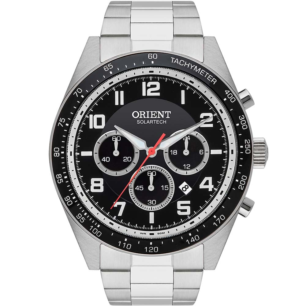 Relógio Orient Masculino Solar Tech MBSSC250P2SX Relógio Orient Masculino Solar Tech MBSSC250P2SX