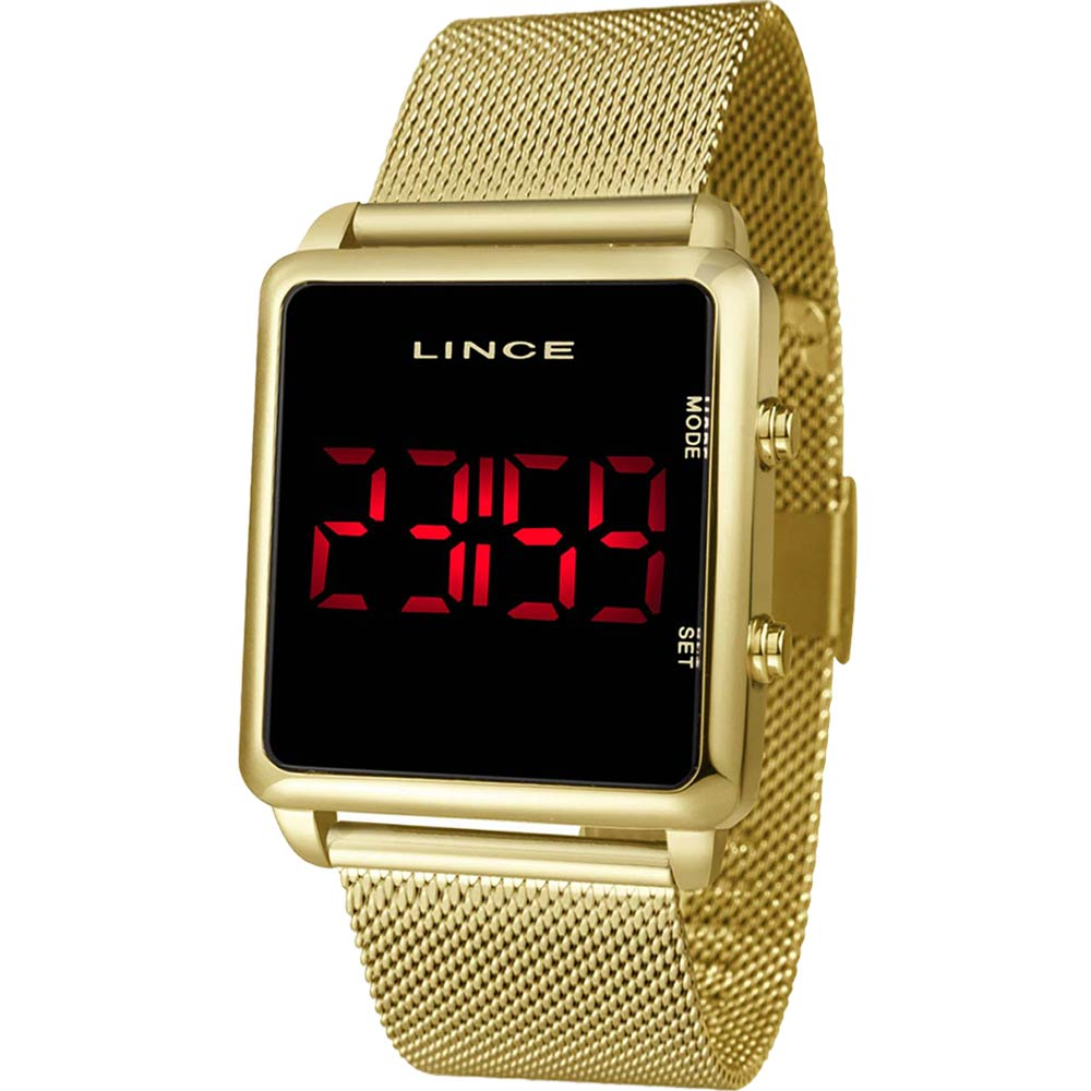 Relógio Digital Lince Feminino MDG4596LPXKX Relógio Digital Lince Feminino MDG4596LPXKX