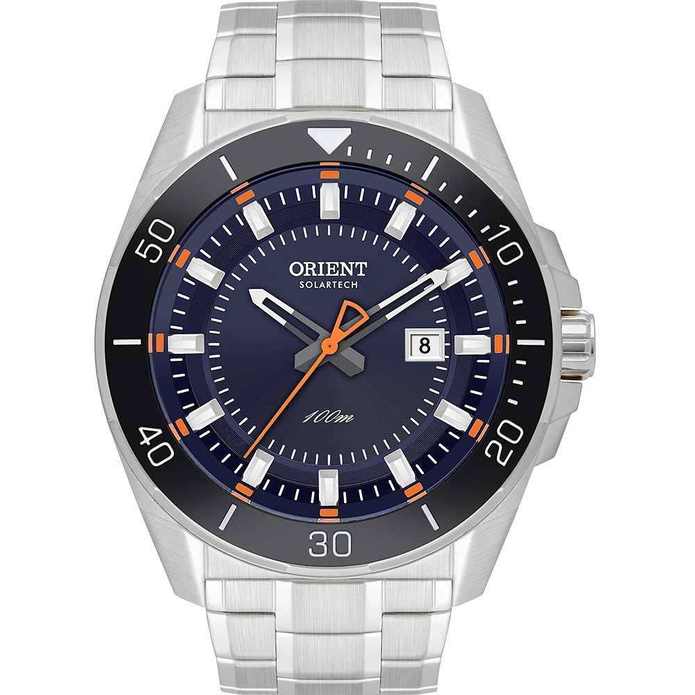 Relógio Orient Masculino Solartech MBSS1498D1SX Relógio Orient Masculino Solartech MBSS1498D1SX