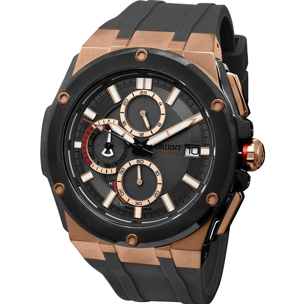 Relógio Orient Masculino Solar Tech MTSPC016G1GX Relógio Orient Masculino Solar Tech MTSPC016G1GX