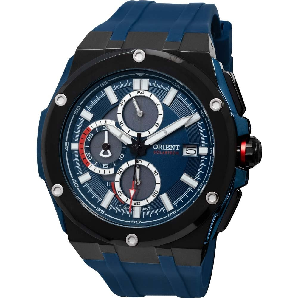 Relógio Orient Masculino Solar Tech MTSPC014D1DX Relógio Orient Masculino Solar Tech MTSPC014D1DX