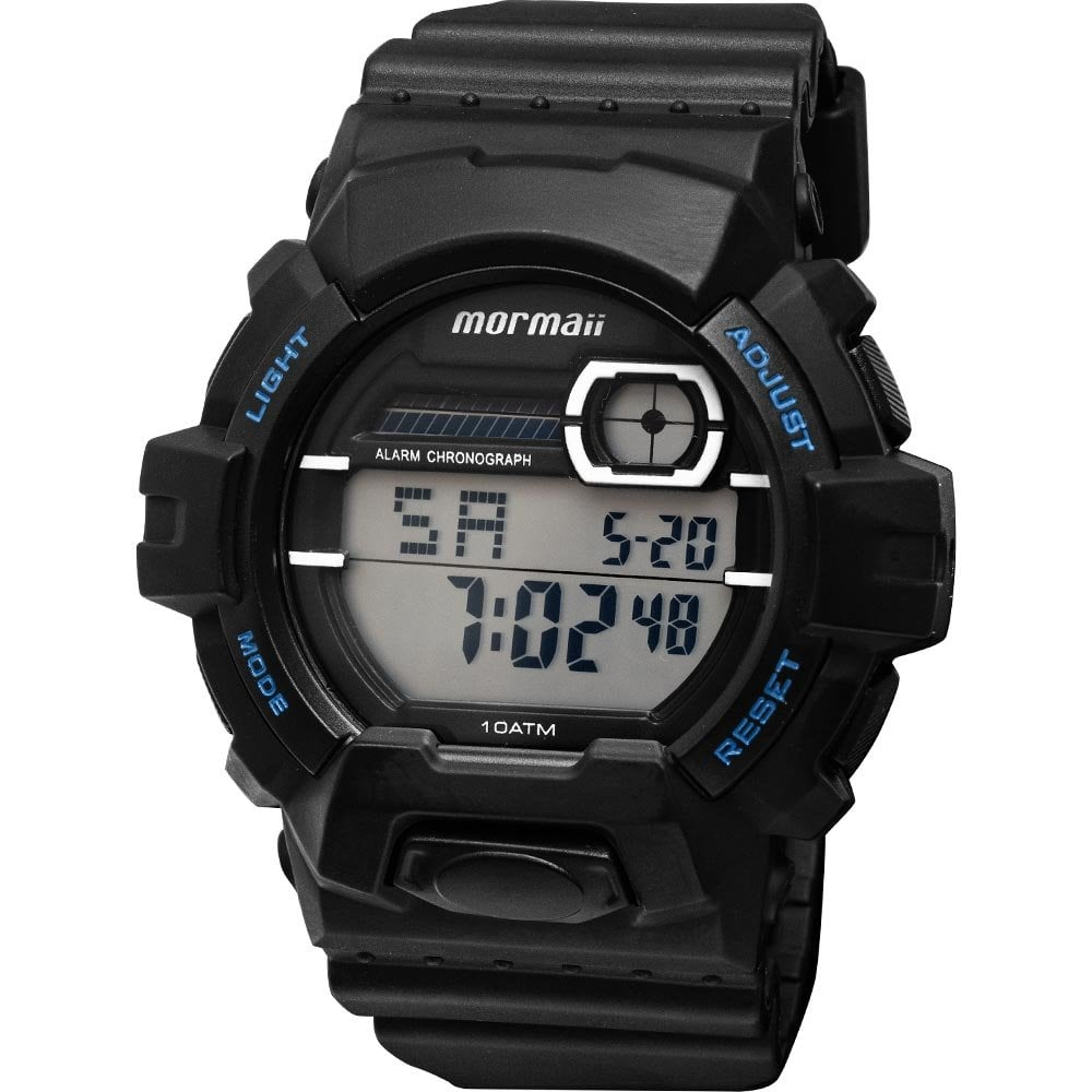 Relógio Digital Mormaii Masculino Wave MO8090AB/8A Relógio Digital Mormaii Masculino Wave MO8090AB/8A