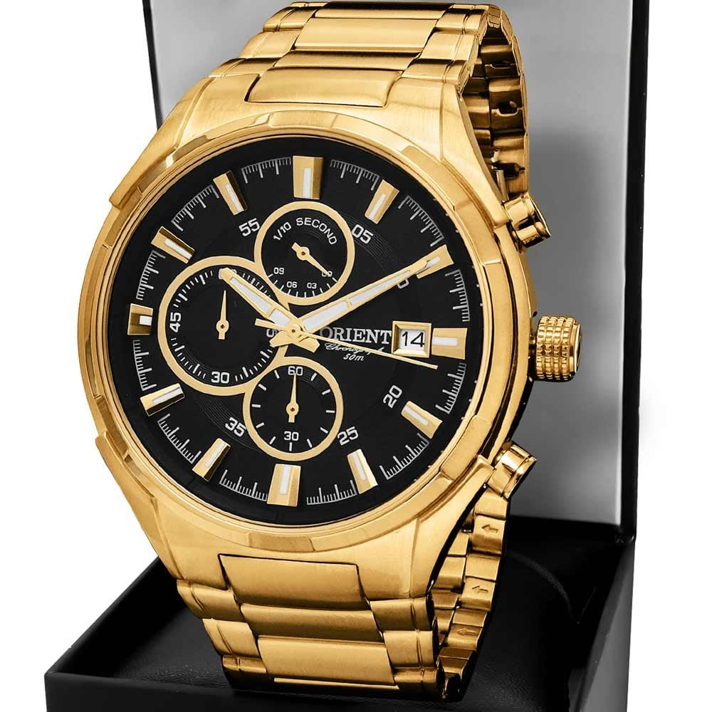 Relógio Orient Masculino Cronógrafo MGSSC027P1KX Relógio Orient Masculino Cronógrafo MGSSC027P1KX