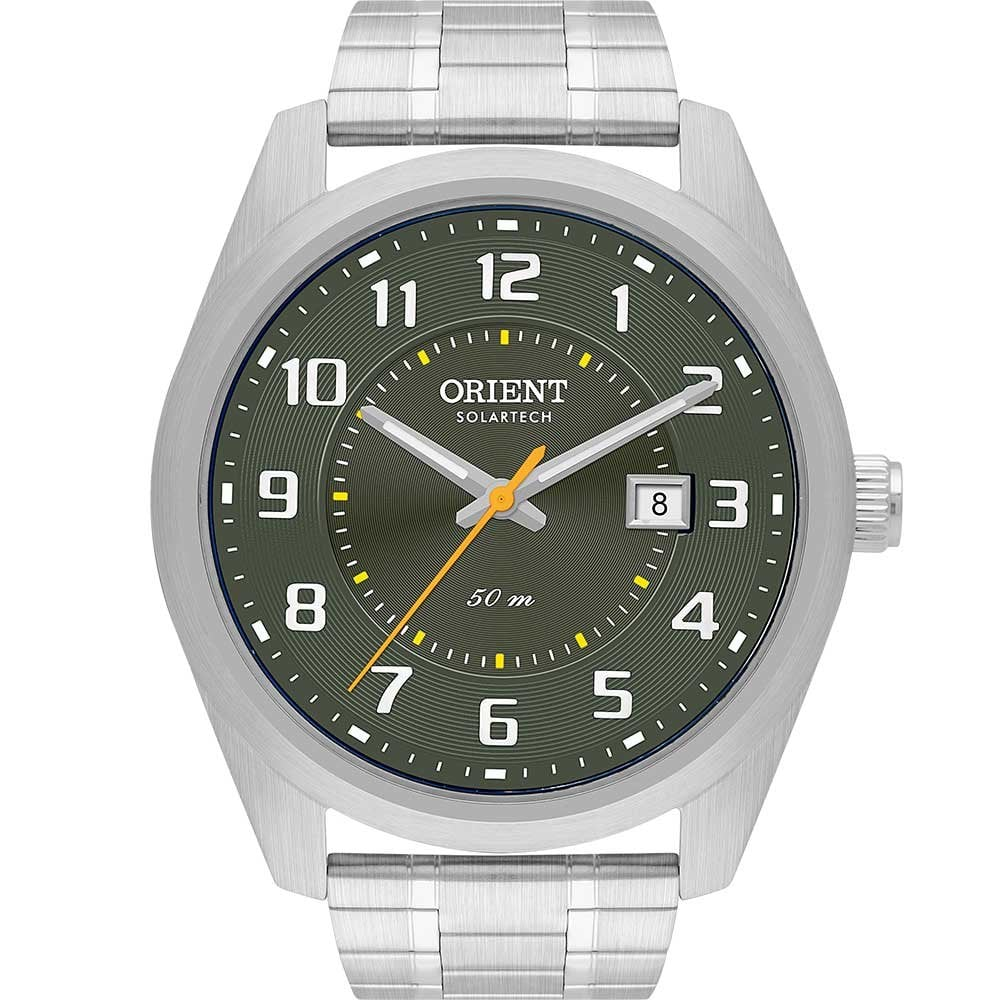 Relógio Orient Masculino Solartech MBSS1496E2SX Relógio Orient Masculino Solartech MBSS1496E2SX