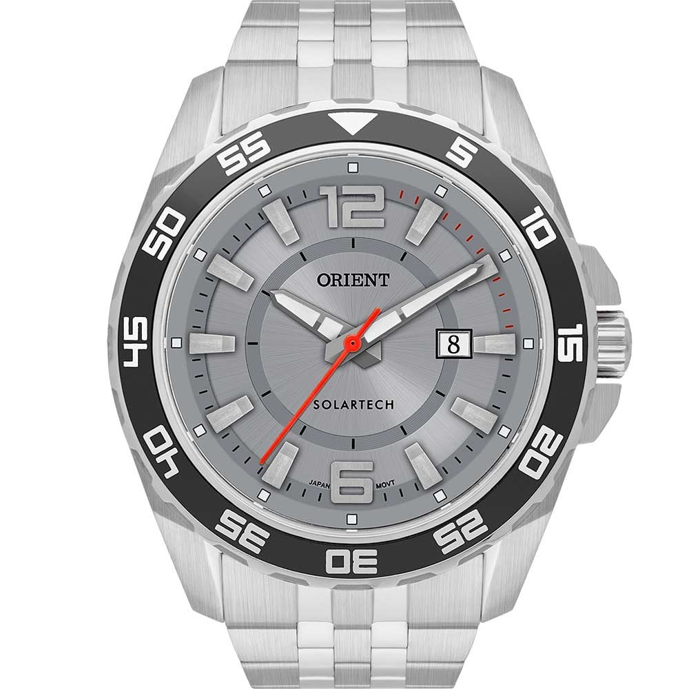 Relógio Orient Masculino Solartech MBSS1490S2SX Relógio Orient Masculino Solartech MBSS1490S2SX
