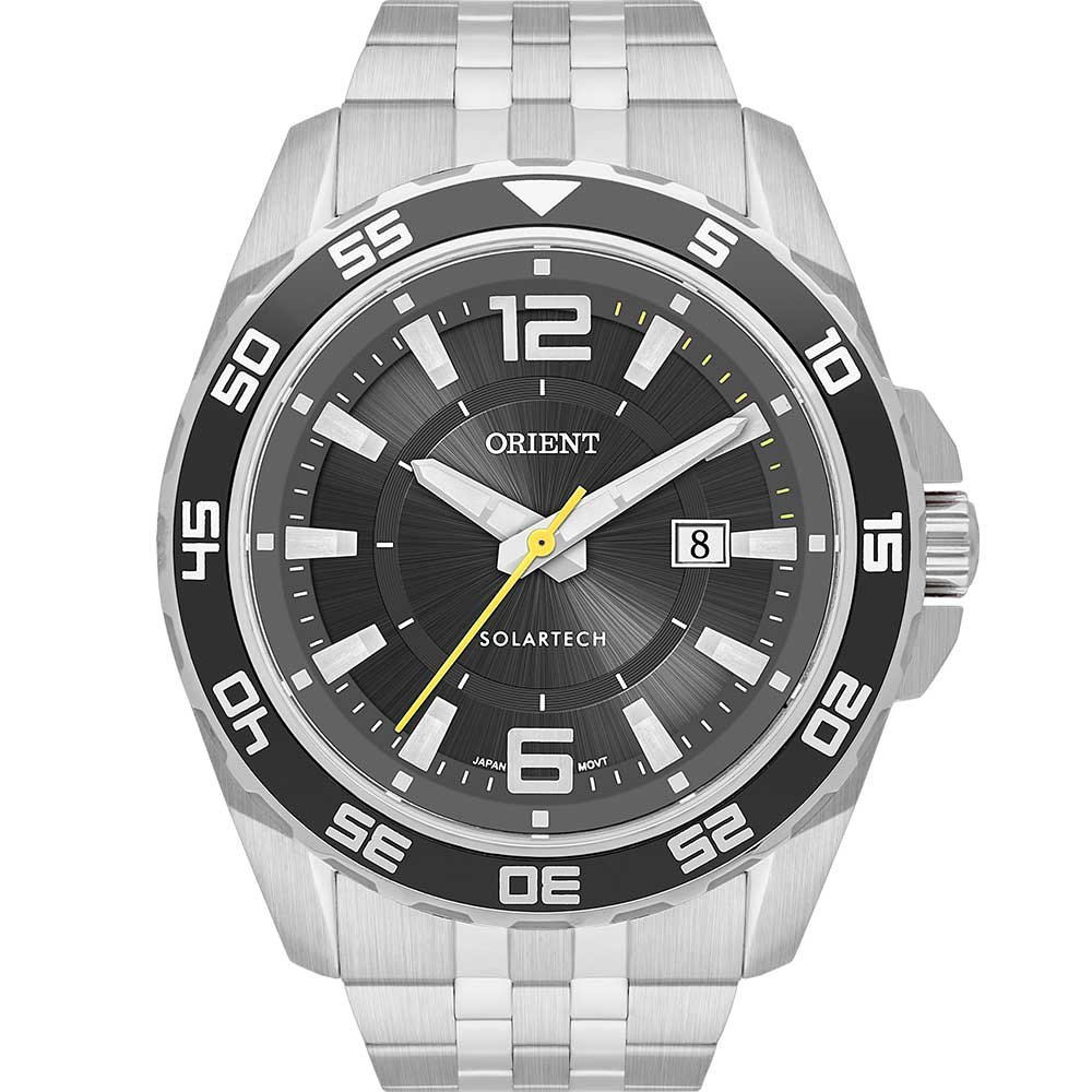 Relógio Orient Masculino Solartech MBSS1490G2SX Relógio Orient Masculino Solartech MBSS1490G2SX